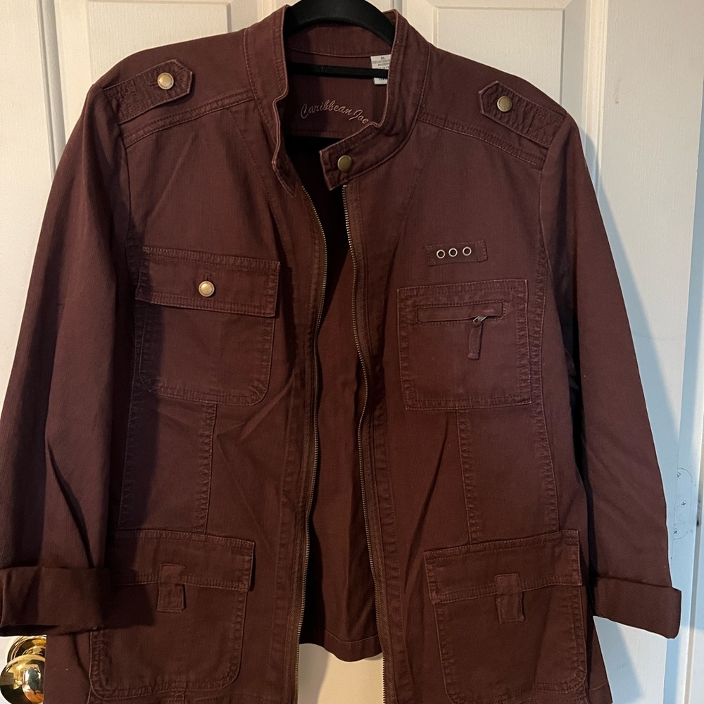 Caribbean Joe barely worn lightweight jacket!
